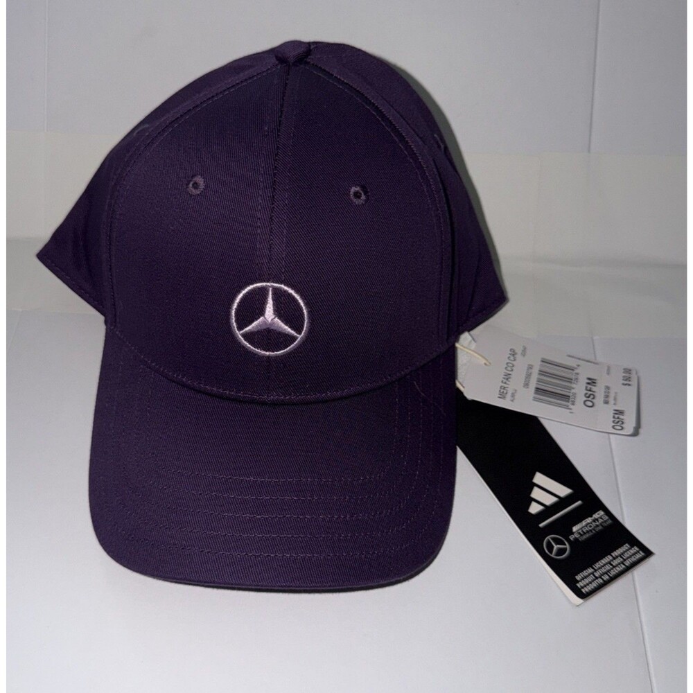 Adidas Mercedes AMG Petronas F1 Team Fan Cotton Cap Hat OSFM JZ2547 Rare Purple